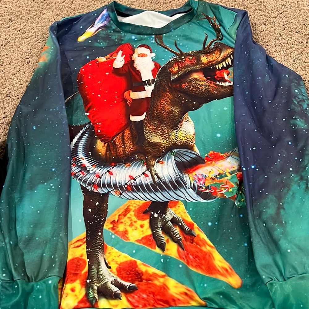 Boys size 16 XL Christmas long sleeve shirt